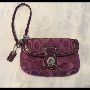 Coach wristlet